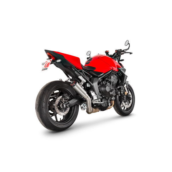Scorpion Exhaust Honda CB1000 Hornet - Euro 5+ 2025 - 2025 Red Power Slip-on Brushed Stainless Steel Sleeve